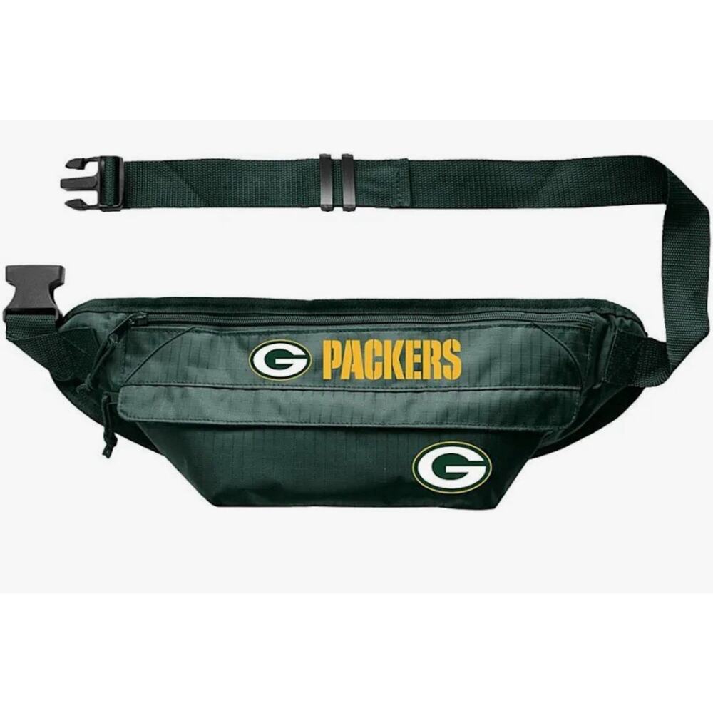 NFL Green Bay Packers Large Fanny Pack Waist Belt Bag Bumbag